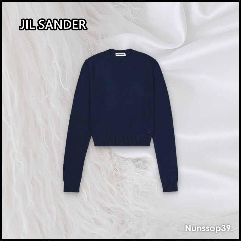 JIL SANDER クルーネック クロップ ニット