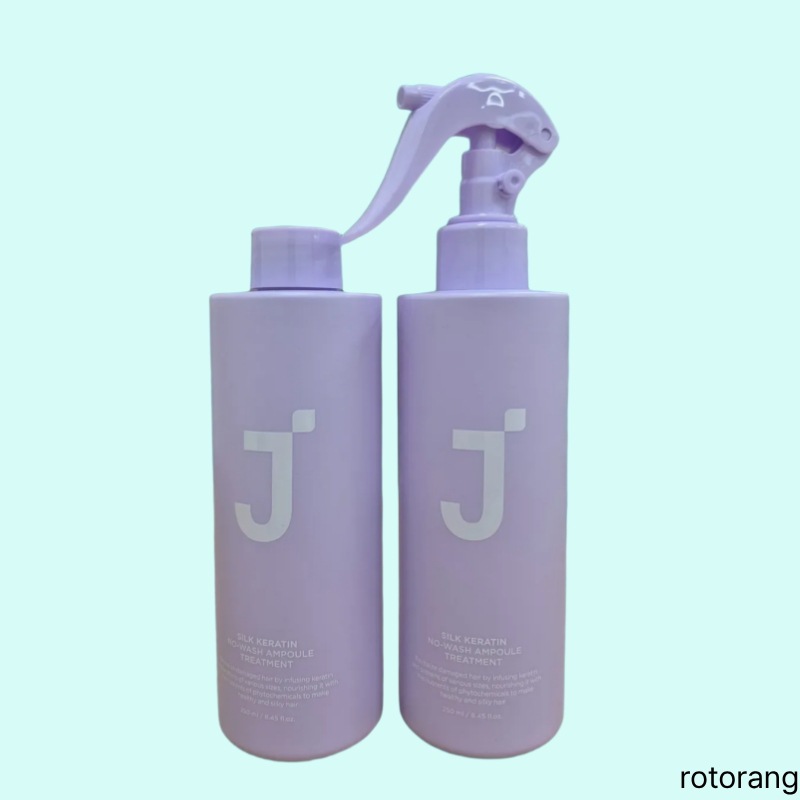 【2個セット】ノーウォッシュ アンプルトリートメント／シリコン無添加 ツヤ髪ケア（250ml スプレータイプ＋250ml リフィルタイプ）