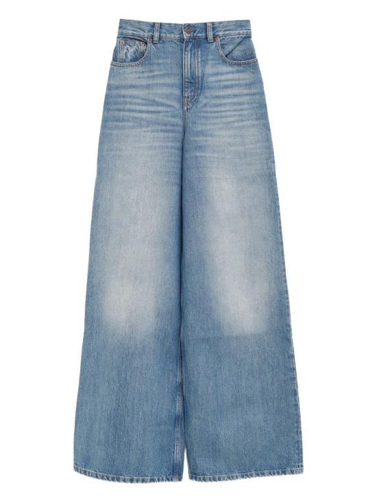 CHLOE Women Denim Pants CH26SDP02252 40R LIGHT BLUE