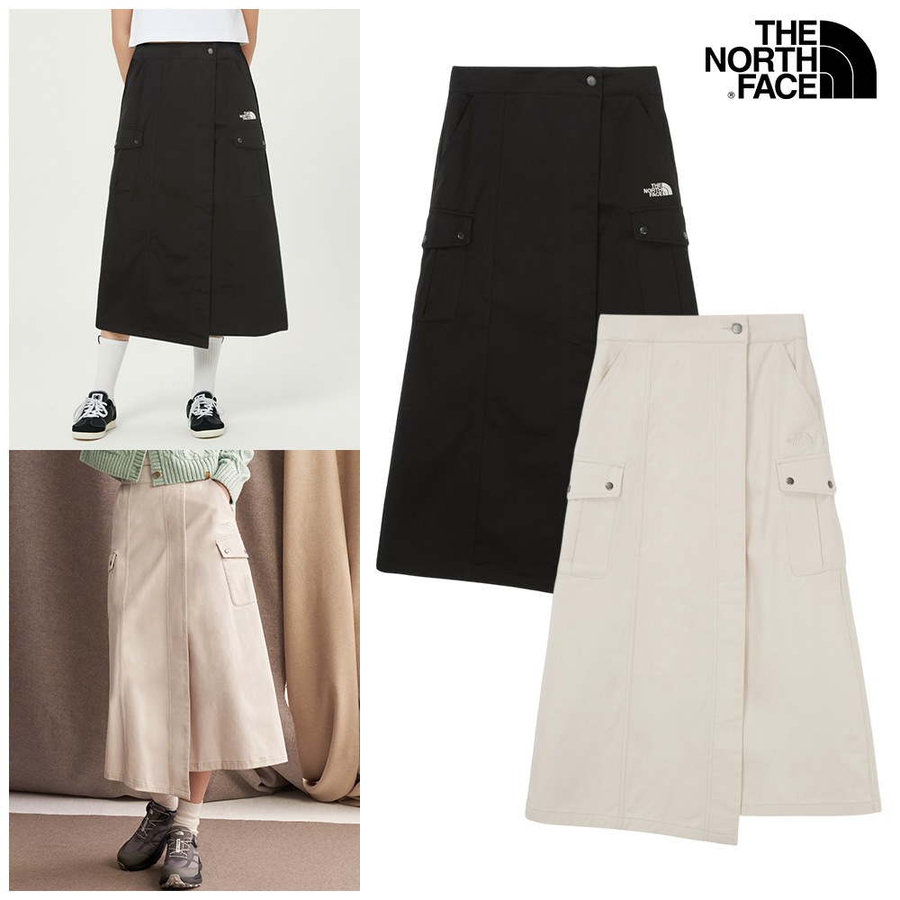 送料無料 THE NORTH FACE WS ABLE SKIRT NK6NR85 ザノースフェイス 韓国正規品 スカート ラップスカート ミディ丈 レディース 女性 ウィメンズ ロングスカート