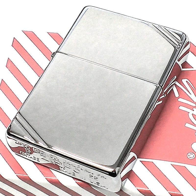 ZIPPO ライター 1937レプリカ ジッポ フラットトップ 鏡面シルバー ダイアゴナルライン シンプル かっこいい おしゃれ メンズ ギフト プレゼント