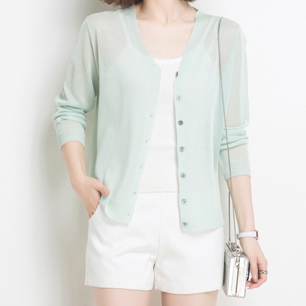 トップス アウター カーディガン 袖あり 長袖 Vネック 前開き 透け感 シースルー 大人可愛い きれいめ シンプル カジュアル 大人 上品 おしゃれ お洒落 大人女子 こなれ感 ラフ とろみ感