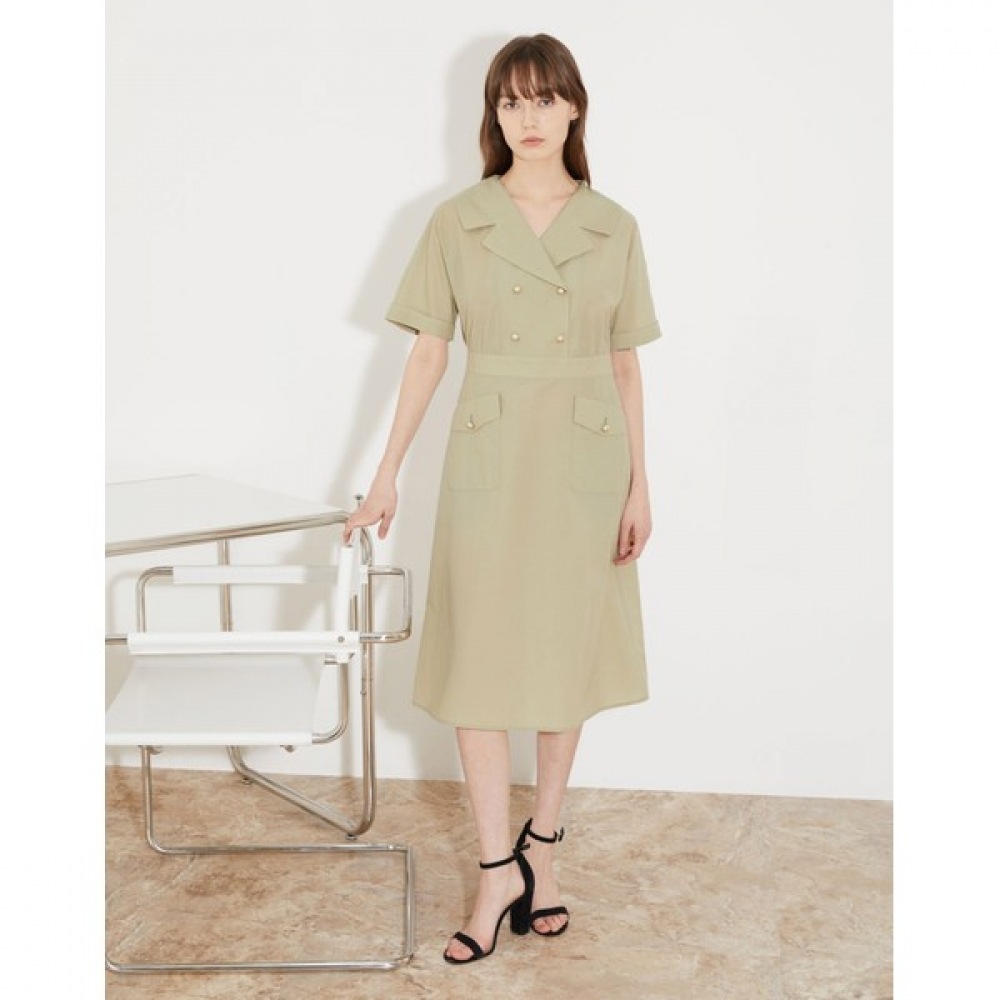 [オリビア・ローレン] セーラーカラードレス_VOCOA3M5141