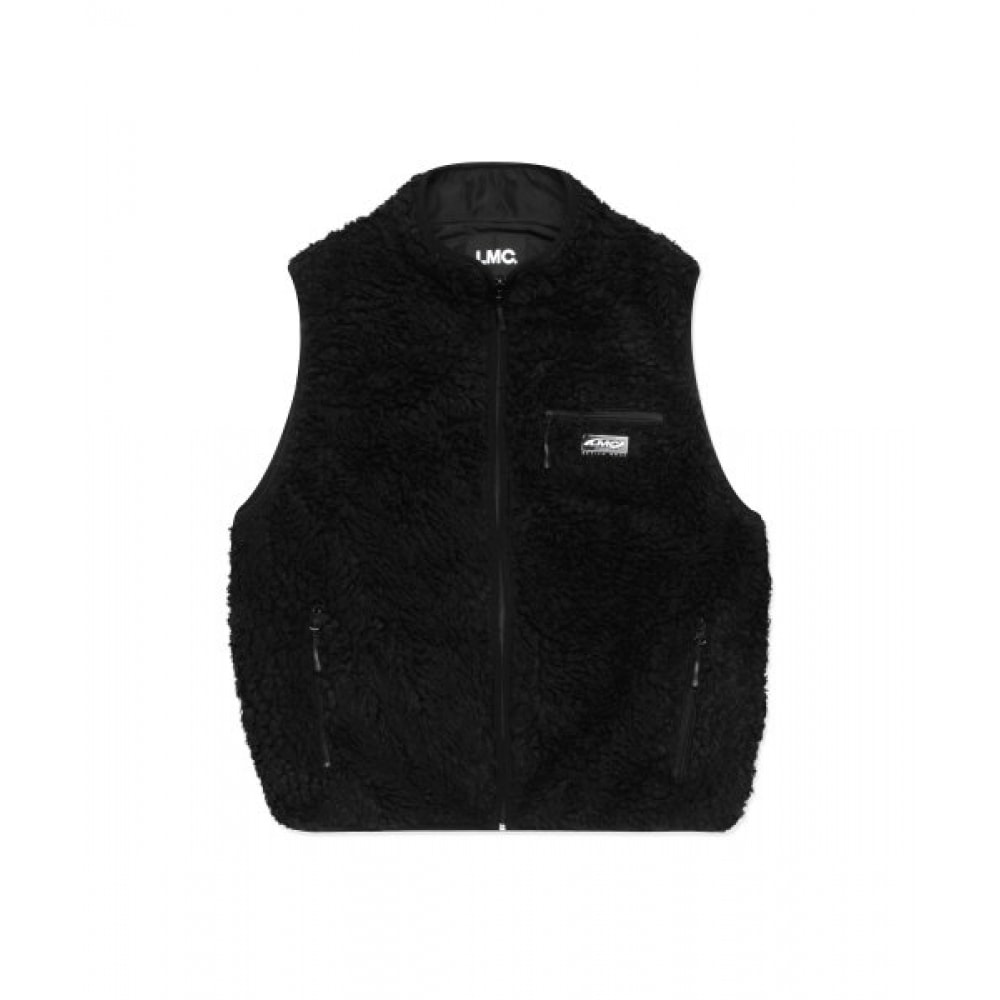 LMC アクティブギアシェルパフリースベストブラック