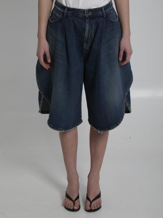 BALENCIAGA Women Shorts & Burmudas 872219 BLUE
