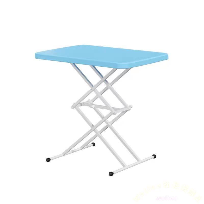 昇降式サイドテーブル 折りたたみ 4段階高さ調節29-67cm 耐荷重75kg PCテーブル 伸張式 簡易デスク 介護/ベッド横に便利