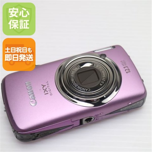 超美品 IXY DIGITAL 930 IS パープル Canon デジカメ 174