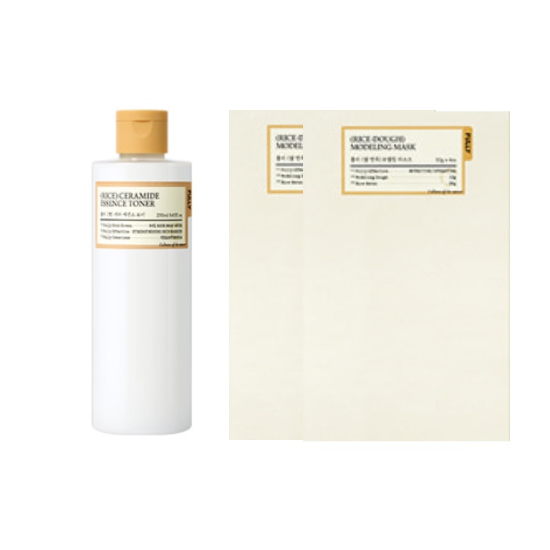 米 セラミド 2種 セット/米セラミドエッセンストナー 250ml+米モデリングマスク,2枚[スイカPICK] / 自然原料 天然成分 シカ成分 保湿 栄養 米ぬか水 エセンス 肌荒れ うるおい 敏