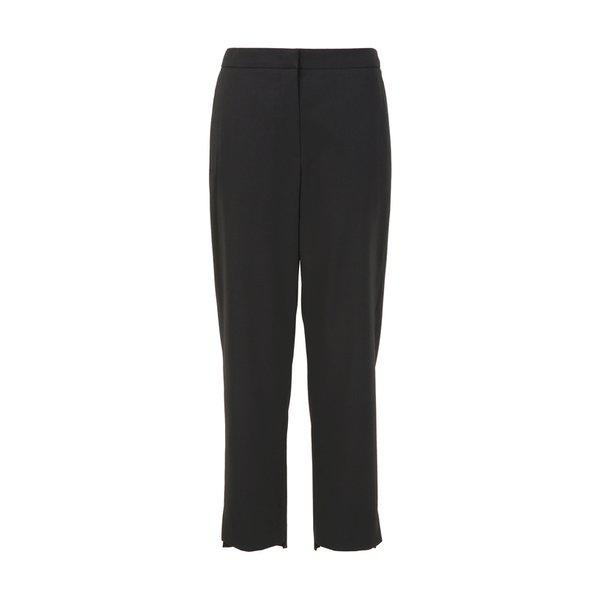[26SS] ブラックソリッドスリットパンツ DLPA6B506BK