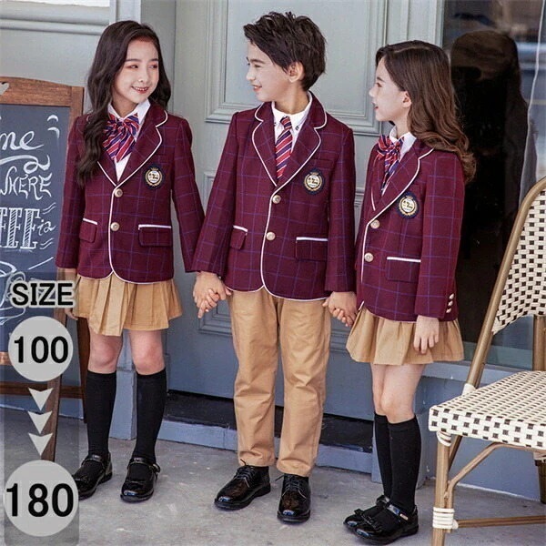 5点セット卒業式スーツ入学式スーツ子スーツ女の子男の子制服スーツジュニアスーツキッズ卒業式服フォーマルカジュアル小学生中学生高校生大きいサイズ七五三韓国風卒 9,165円