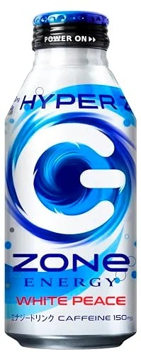 ZONe(ゾーン) HYPER ZONe ENERGY WHITE PEACE エナジードリンク 炭酸飲料 400ml×24本