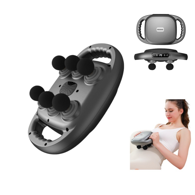 新型筋膜リリースガンマッサージガン筋膜リリースガン液晶ディスプレイ6頭9モード9段階調節電動マッサージャー器 マッサージャー筋膜リリースガン全身ケア リラックス ストレス解消ボディケア家電 プレ