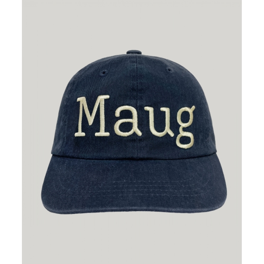 MAUG バンウォッシングワイドボールキャップネイビー