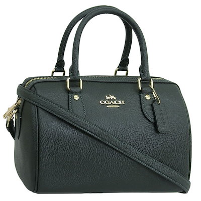 けんけん✨コーチ ボストンバッグ 2way ショルダー オールレザー 黒 美品✨️コーチ 2way ショルダーバッグ ミニボストン ターンロック