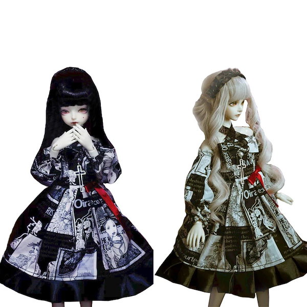 Qoo10] bjdドール衣装1/3 1/4人形BJD