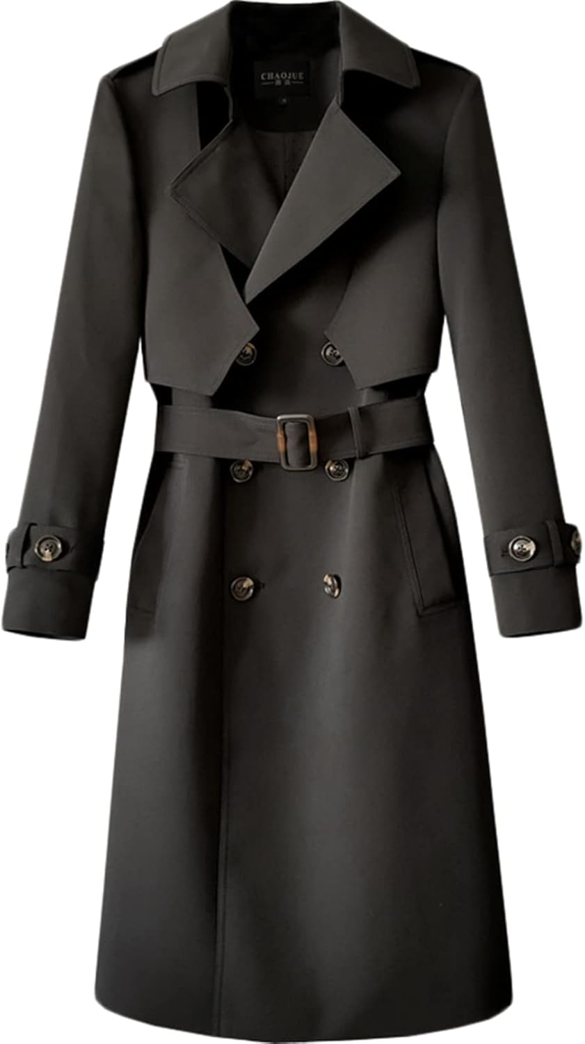 メンズ チェスターコート トレンチコート カジュアル ビジネス スプリングコート ロング丈 防風 防寒 春服 アウター イングランド ダブルブレスト 紳士 カッコイイ シンプル 大きいサイズ ロングコ