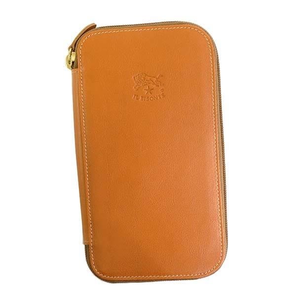 イルビゾンテ IL BISONTE / WALLET ラウンド長札入財布 #C0442 P 145 CARAMEL新春初売り大特価中!