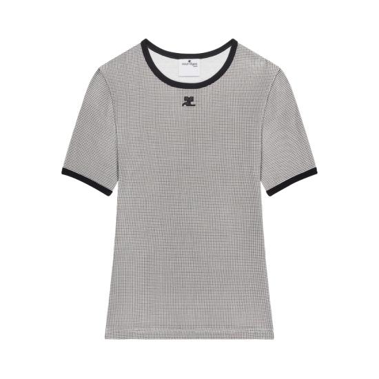 COURREGES Women Tops 126JTS017JS 0223 B217 GREY BLACK