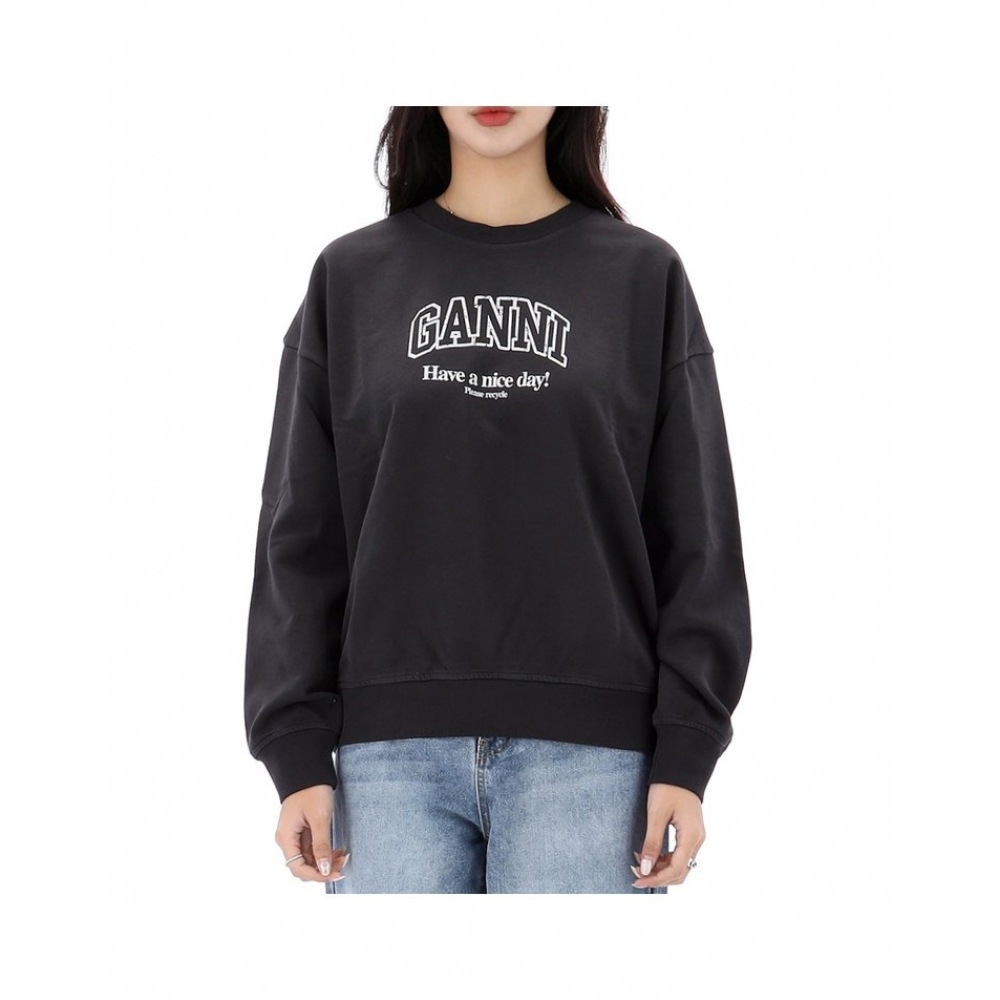 24FW ギャニロゴプリントロングスリーブ T シャツ T4014 252