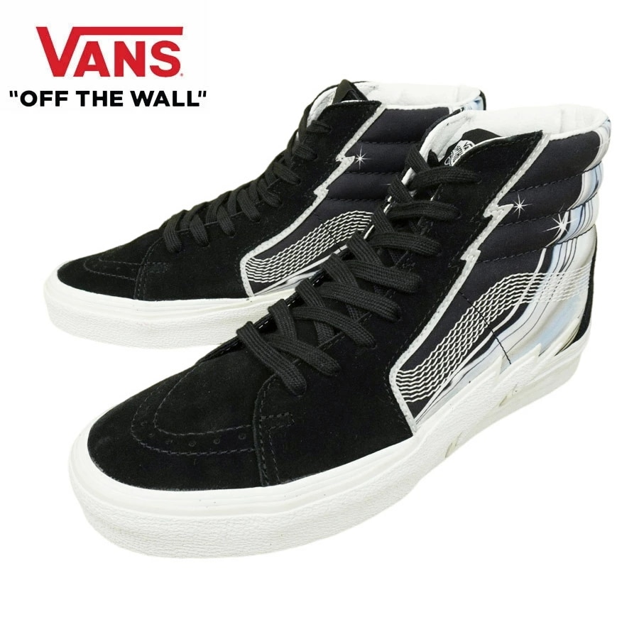VANS スニーカーVANS ヴァンズ バンズ【箱なし】SK8-HI BOLT スケートハイ ボルトCHROME FLASH BLACK クローム フラッシュ