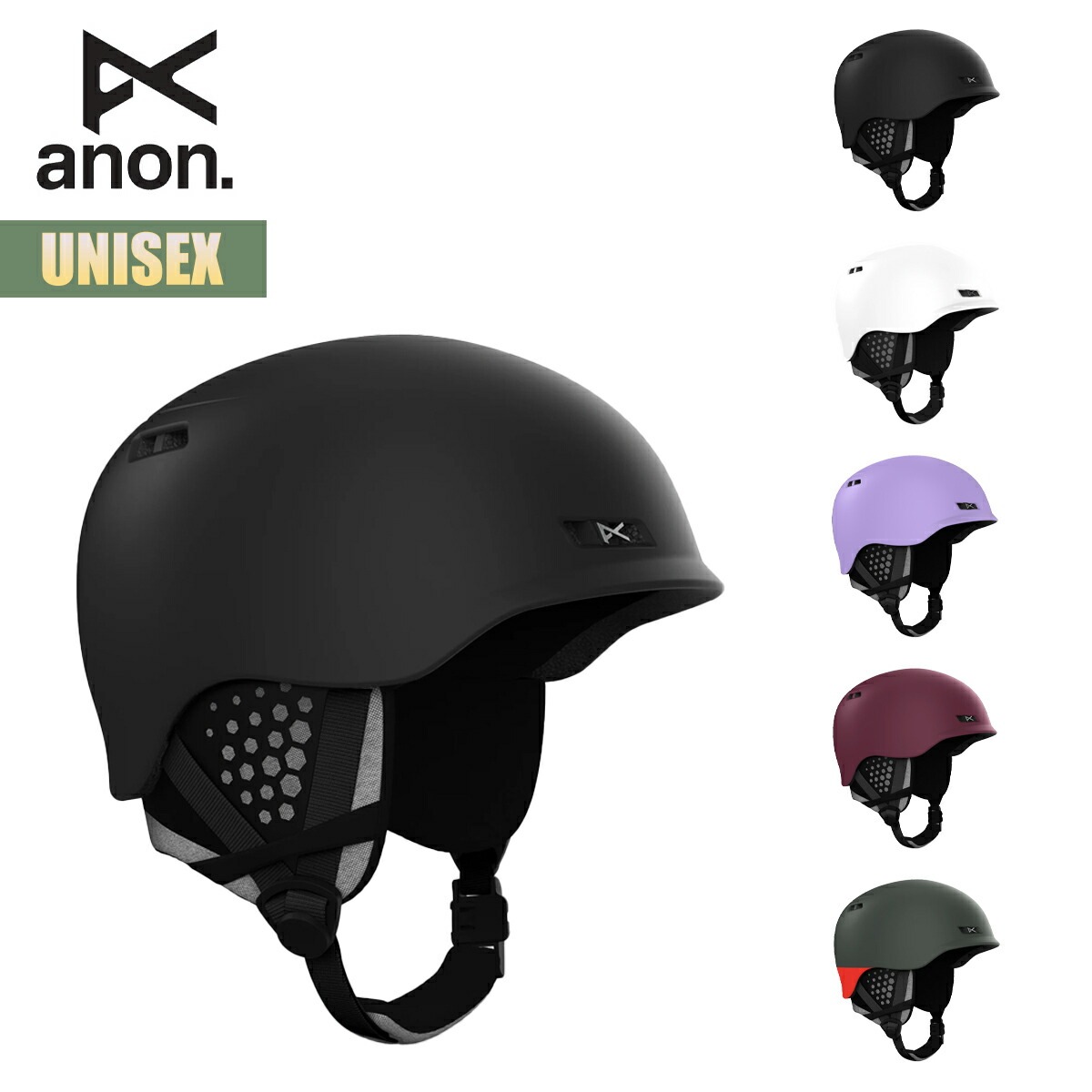 アノン ヘルメット 25-26 W26JP-133621 Anon Rodan Helmet ロダン グローバルフィット メンズ レディース 軽量 サイズ調節 ボアシステム BOA