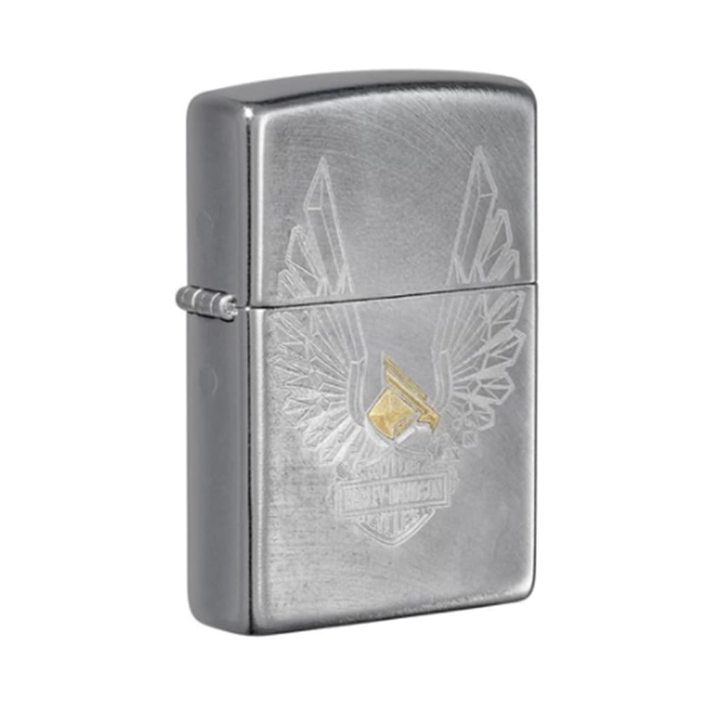 Zippo ハーレージッポーライターコラボ鳥デザイン レギュラー 北米シリーズ 49464 HD 片面刻印