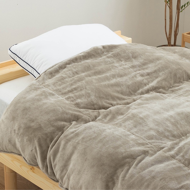 掛け布団 人工羽毛 肌掛け布団 布団 クイーンロング 抗菌 消臭 洗濯可能 二層式キルト 立体キルト 暖か あったか 暖かい 洗える おしゃれ 秋冬