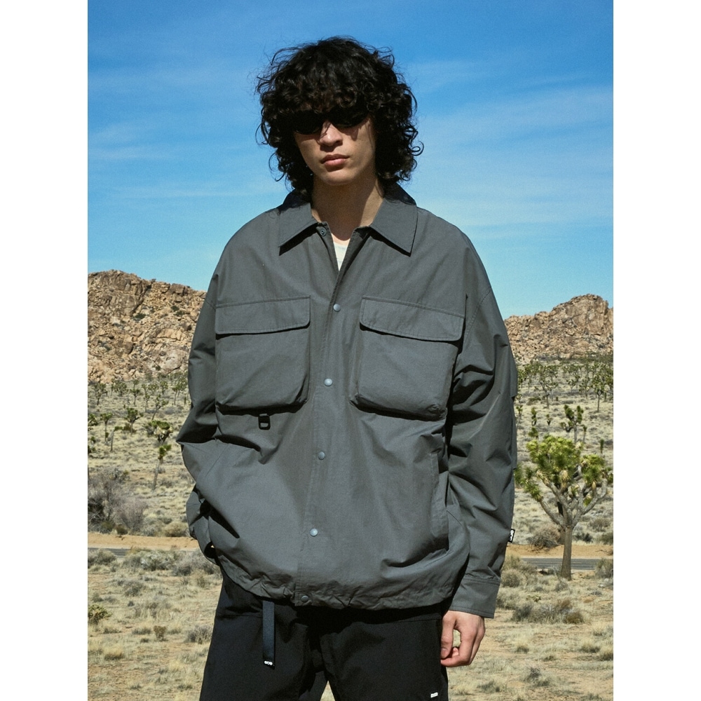 フルークフルークユーティリティビッグポケットコーチジャケット FJK122 3COLOR