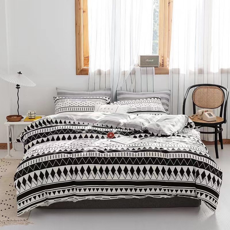 布団カバー セット 寝具セット 枕カバー 水洗綿 掛け布団カバー シングル 3点 寝具カバー 洋式和式兼用 ベッド用 防臭 防ダニ 抗菌 洗える 速乾 かわいい