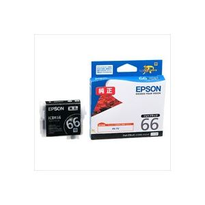 (業務用4セット) EPSON エプソン インクカートリッジ 純正 (ICBK66) フォトブラック(黒) 7,697円