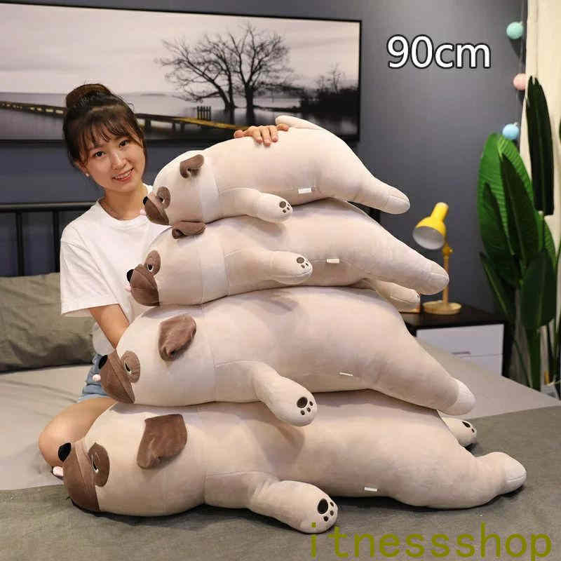 新生活 ギフト ぬいぐるみ クッション 抱き枕 ベッドクッション 背もたれ 添い寝 インテリア 90cm 子供 おもちゃ 特大 動物 可愛い かわいい 彼女に ふわふわで癒される 柔らか 心地いい 犬