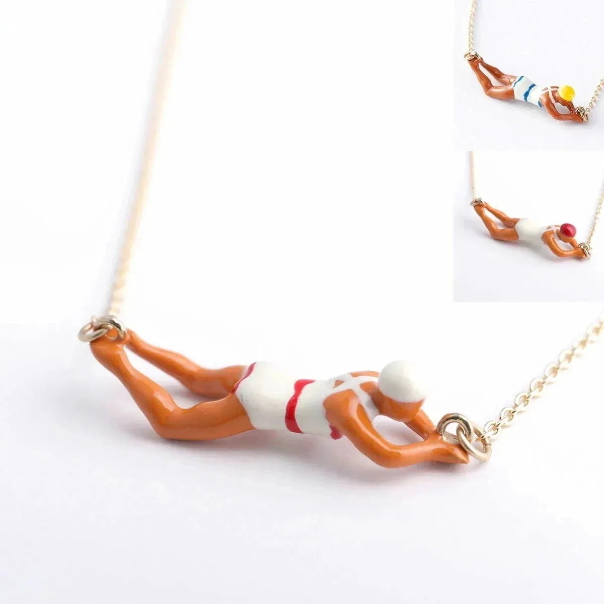 ALIITA アリータ ネックレス NADADORA COMPLETO NECKLACE ROLO レディース スイマー ペンダント アクセサリー カラー3色】