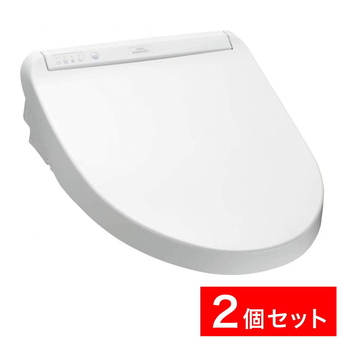 【まとめ買い】TOTO ウォシュレット TCF8CM77#NW1 ホワイト 2個セット　KMシリーズ 温水洗浄便座 瞬間式 リモコン付き オート開閉ふた