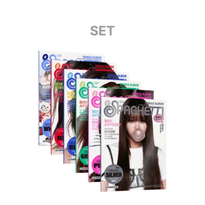 【LE SSERAFIM】1st Single Album [SPAGHETTI] (COMPACT ver.) (Set)