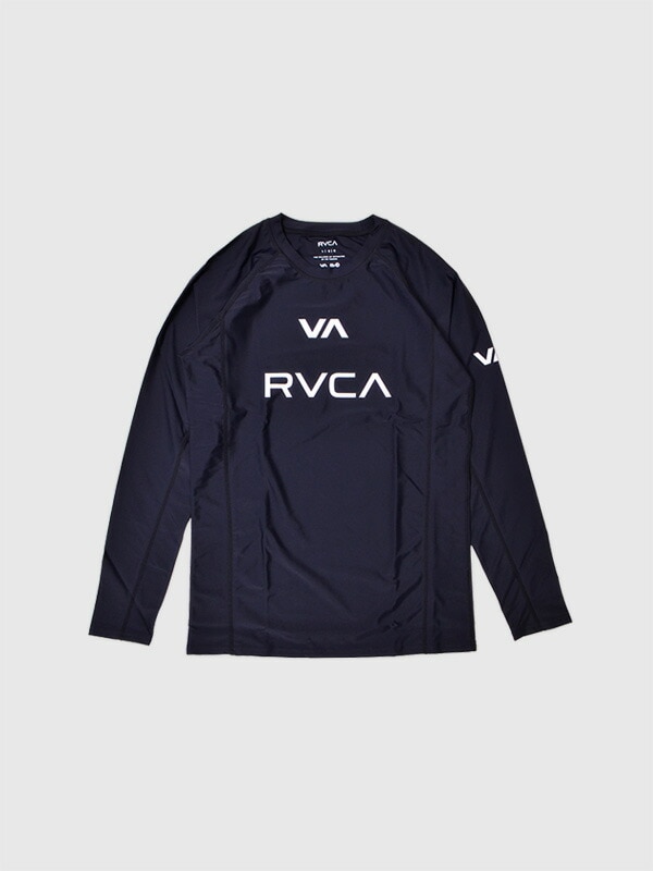RVCA ルーカ Tシャツ ラッシュガード メンズ レディース 長袖 ジム トレーニング 海 川 プール BBQ フィットネス BE04A869
