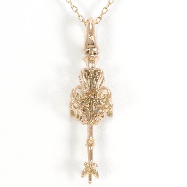 K10 10金 PG ピンクゴールド ネックレス 総重量約2.3g 約40cm ジュエリー 中古