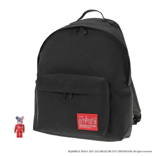 正規品 ベアブリック Big Apple Backpack w/ BE@RBRICK 2023 ブラック 1210-BE@RBRICK-23 BLK
