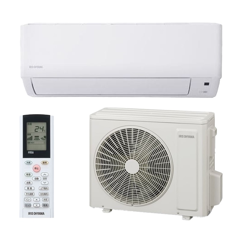 アイリスオーヤマ IRIS OHYAMA airwill ルームエアコン ホワイト IHF-2209G 2.2kW スタンダード 6畳 100V