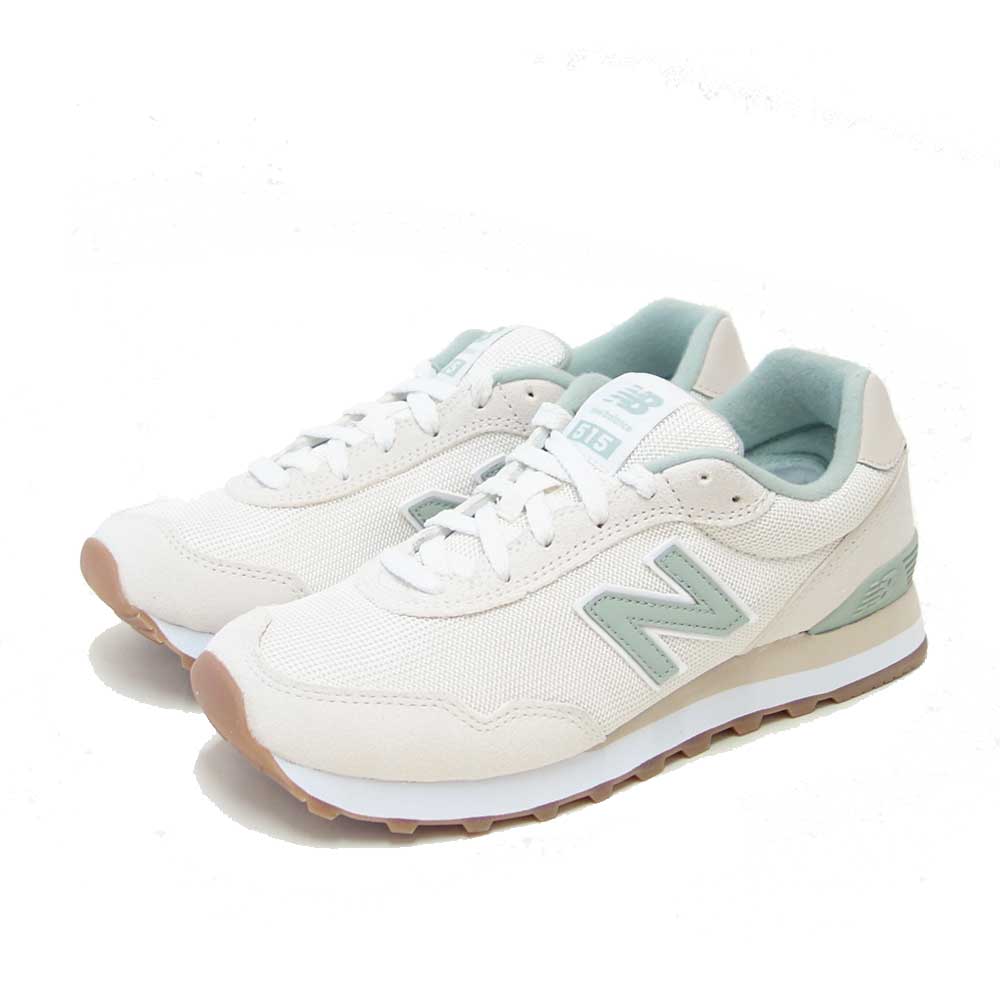new balance ニューバランス WL515SGM オフホワイト/ グリーン （レディース） スニーカー ランニングシューズ ウォーキング ライフスタイル スエード