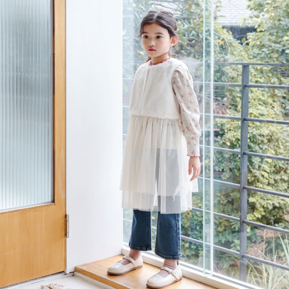 アイラブジェイ ベア メッシュ フェザー ベスト JTWOU15 4,925円