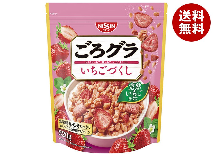 日清シスコ ごろグラ いちごづくし 320g×8袋入×(2ケース)