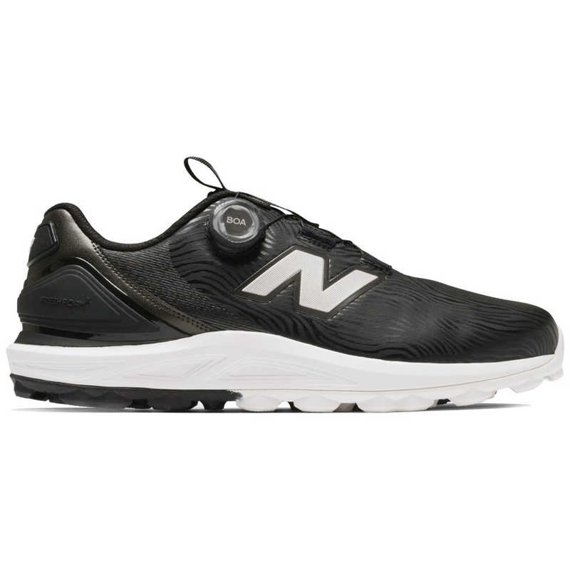 メンズ ゴルフシューズ Fresh Foam X 2500 v5 SL ボア Boa BLACK with WHITE and SILVER METALLIC ［ 27.5cm］ 　UG2500B