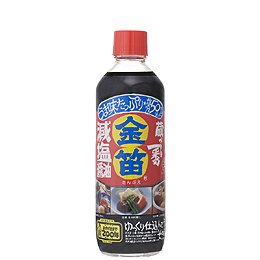 笛木醤油 金笛 減塩醤油 600ml*4個 JAN:4977229200022