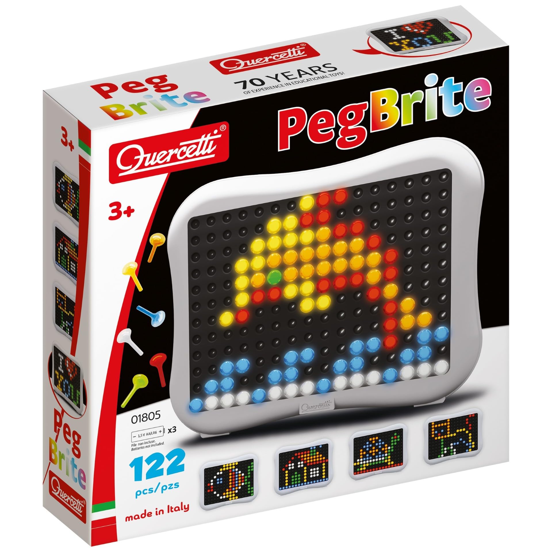 ボーネルンド ケルチェッティ (Quercetti) イルミネーション・モザイク 4歳頃から QR1805