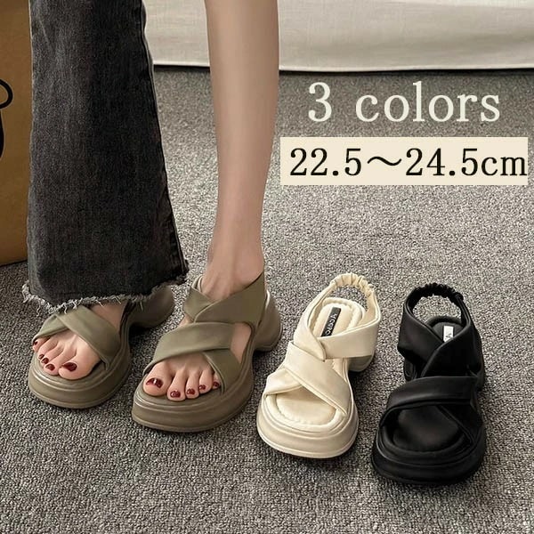 厚底サンダル レディース 軽量夏 厚底 柔らかい 上品　痛くない 歩きやすい かわいい おしゃれ シンプル 滑り止め 快適 洗える 疲れない行楽 イベント靴 美脚効果 di001sasalc