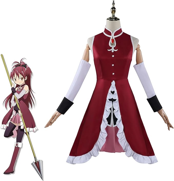 新作入荷コスプレ衣装 佐倉杏子 魔法少女まどかマギカ コスチューム 仮装 変装 クリスマス ハロウィン