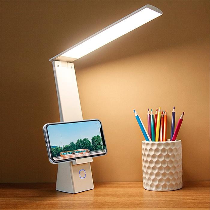 おしゃれ led USB充電 3段階調色 明るい タッチ調光 目に優しい 電気スタンド 多角度調整 デスクライト 折り畳み式 スタンドライト