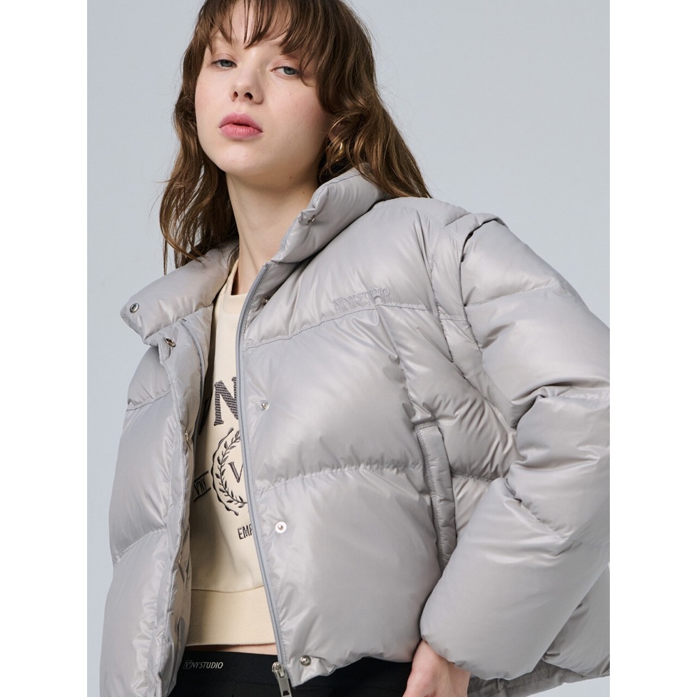 みー3ページです V NY スタジオダックダウン ミドル ボタン ポケット ストレート