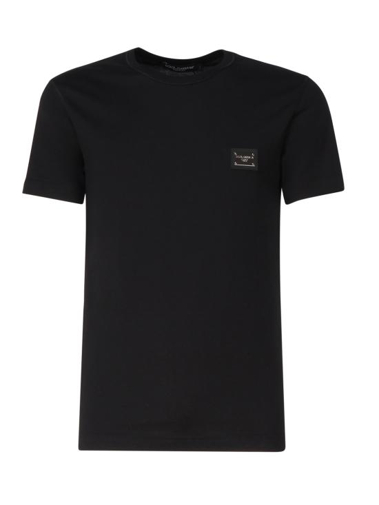 DOLCE & GABBANA Men T-Shirts G8PT1T G7F2IN0000 Black