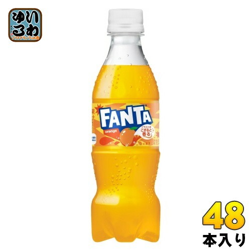 コカ・コーラ ファンタ オレンジ 350ml ペットボトル 48本 (24本入×2 まとめ買い) 炭酸飲料 果汁炭酸 コカコーラ